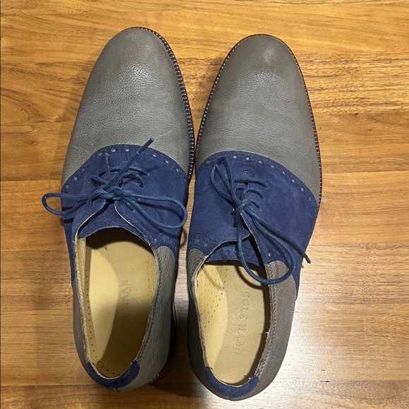 Cole Haan Men\'s Navy and Gray Oxfords main image 7
